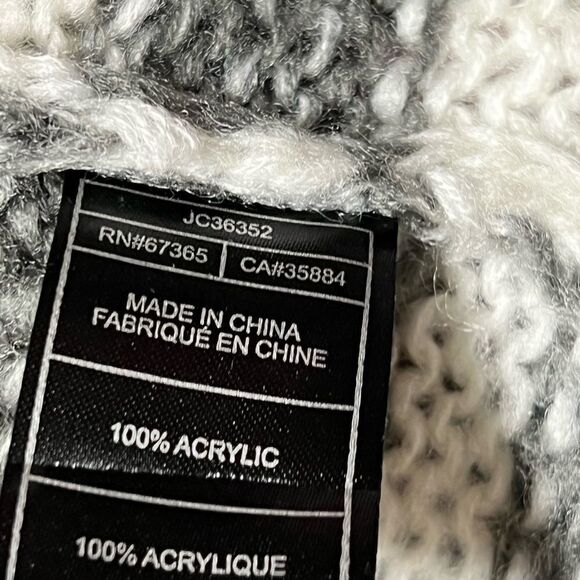 Jack by BB Dakota Aztec Knit Fringe Cardigan Women’s Size S Great Fall Colours - Picture 6 of 6